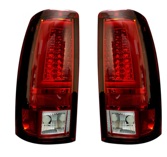 Chevy Silverado & GMC Sierra 99-07 Tail Lights OLED in Red