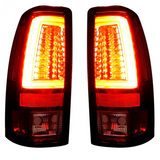 Chevy Silverado & GMC Sierra 99-07 Tail Lights OLED in Red