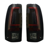 Chevy Silverado & GMC Sierra 99-07 Tail Lights OLED in Smoked