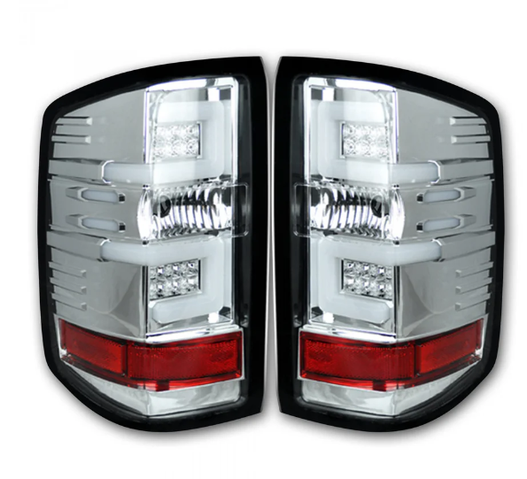 Chevy Silverado / GMC Sierra 15-19 Dually (Replaces OEM Halogen ONLY) Tail Lights OLED in Clear