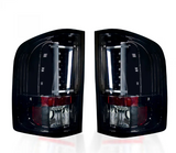 Chevy Silverado 07-13 1500/2500/3500 (Fits Single Wheel ONLY) Tail Lights OLED in Smoked