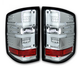 Chevy Silverado 1500 16-18 (Replaces Factory OEM LED Tail Lights ONLY) OLED Tail Lights in Clear