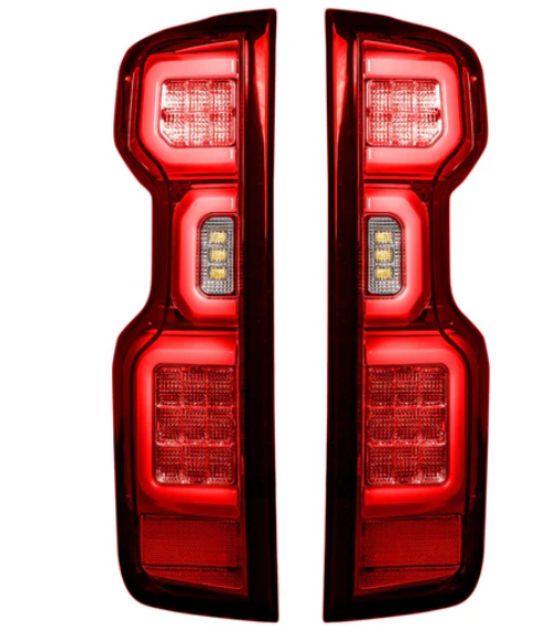 Chevy Silverado 1500 19-23 (Replaces OEM Halogen Tail Lights ONLY) Tail Lights OLED Red