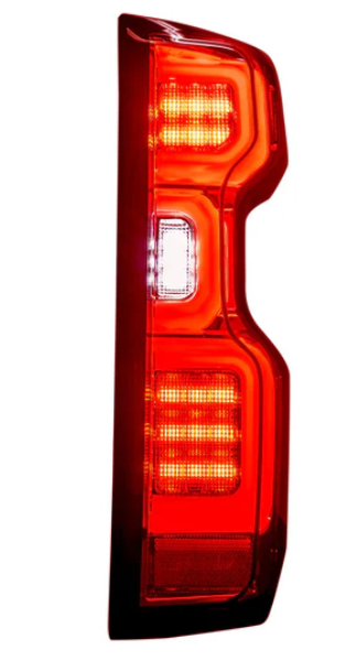 Chevy Silverado 1500 19-23 (Replaces OEM Halogen Tail Lights ONLY) Tail Lights OLED Red