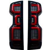 Chevy Silverado 1500 19-23 (Replaces OEM LED Tail Lights ONLY) OLED Smoked