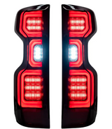 Chevy Silverado 1500 19-23 (Replaces OEM Halogen Tail Lights ONLY) Tail Lights OLED Smoked