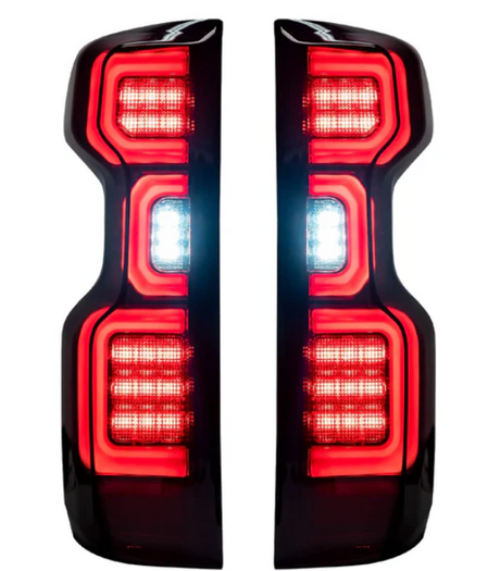 Chevy Silverado 1500 19-23 (Replaces OEM LED Tail Lights ONLY) OLED Smoked