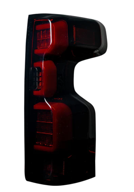 Chevy Silverado 1500 19-23 (Replaces OEM LED Tail Lights ONLY) Tail Lights OLED Red Smoked