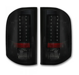 Chevy Silverado Dually 07-14 & GMC Sierra Dually 07-14 Tail Lights LED in Smoked