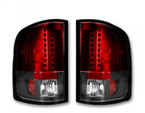 Chevy Silverado Single-Wheel 1500/2500/3500 07-13 Tail Lights LED in Red