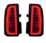 Chevy Tahoe & Suburban 15-20 OLED Bar Tail Lights OLED in Clear