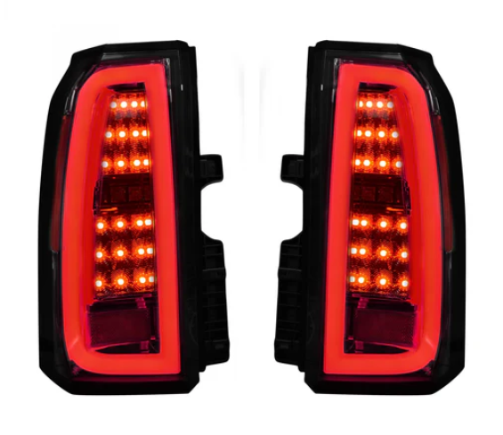 Chevy Tahoe & Suburban 15-20 OLED Bar Tail Lights OLED in Clear