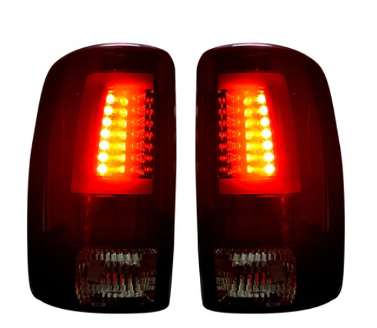 Chevy Tahoe/Suburban & GMC Yukon/Denali 00-06 Tail Lights OLED Dark Red Smoked