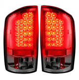 Dodge RAM 1500 02-06 LED Tail Lights in Clear