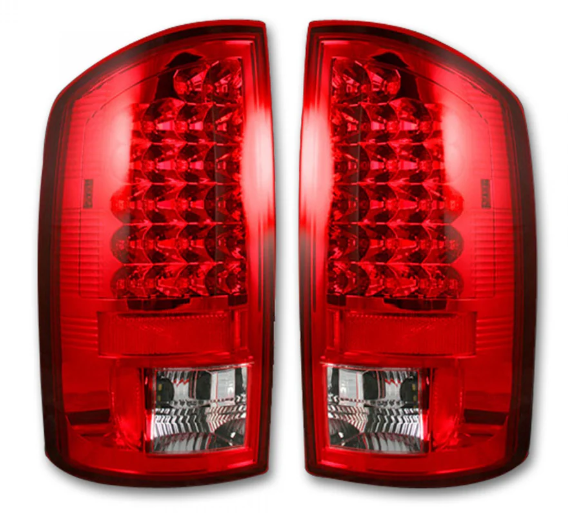 Dodge RAM 1500 02-06 LED Tail Lights in Red