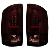 Dodge RAM 1500 02-06 OLED Tail Lights - Dark Red Smoked Lens