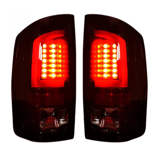 Dodge RAM 1500 02-06 OLED Tail Lights - Dark Red Smoked Lens