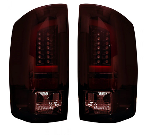 Dodge RAM 1500 07-08 Tail Lights OLED - Dark Red Smoked