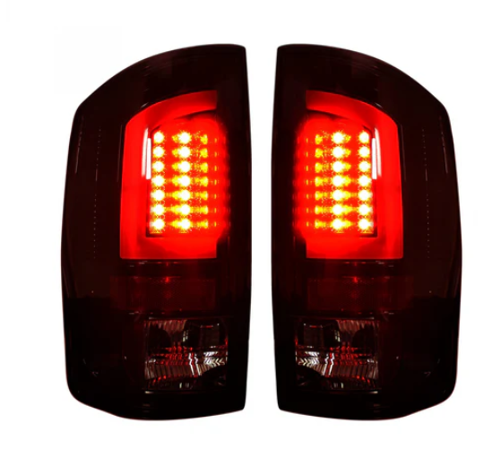 Dodge RAM 1500 07-08 Tail Lights OLED - Dark Red Smoked