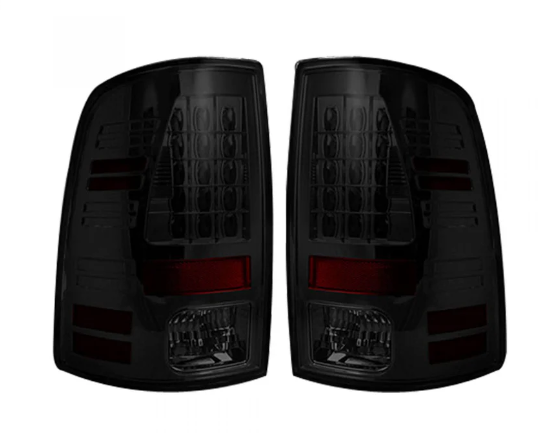 Dodge RAM 1500 09-18 (Replaces OEM Halogen ONLY) Tail Lights LED in Smoked