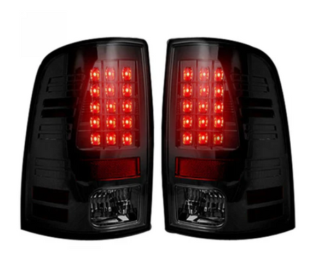 Dodge RAM 1500 09-18 (Replaces OEM Halogen ONLY) Tail Lights LED in Smoked