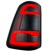 Dodge RAM 1500 19-23 OLED Tail Lights Smoked w/ Scanning Red Turn Signals - Replaces OEM LED Tail Lights