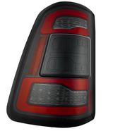 Dodge RAM 1500 19-23 OLED Tail Lights Smoked w/ Scanning Red Turn Signals - Replaces OEM LED Tail Lights