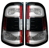 Dodge RAM 1500 19-23 OLED Tail Lights w/ NO Blind Spot Sensor in Clear