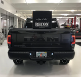 Dodge RAM 1500 2013-2018 (Replaces OEM LED ONLY) OLED Tail Lights Scanning OLED Turn Signals in Smoked