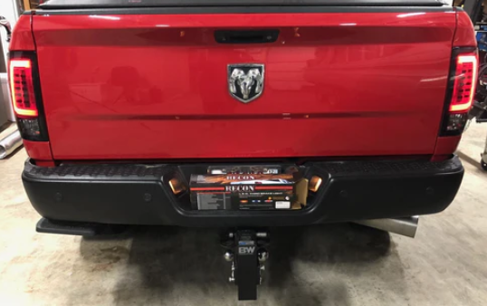 Dodge RAM 1500 2013-2018 (Replaces OEM LED ONLY) OLED Tail Lights Scanning OLED Turn Signals in Smoked