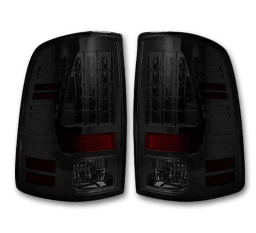 Dodge RAM 1500 2013-2018 (Replaces OEM LED ONLY) Tail Lights LED in Smoked