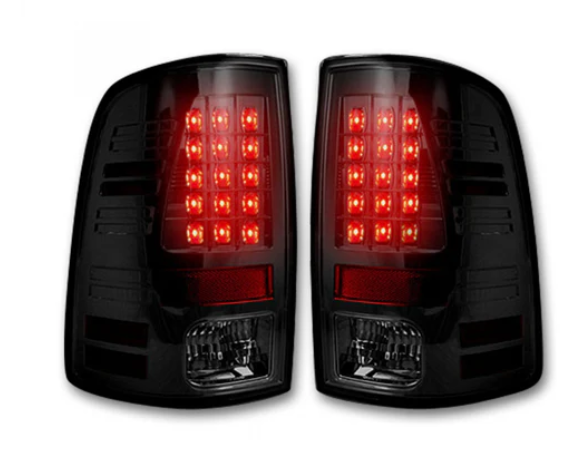 Dodge RAM 1500 2013-2018 (Replaces OEM LED ONLY) Tail Lights LED in Smoked