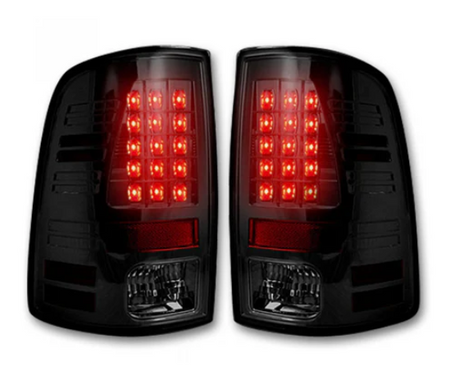 Dodge RAM 1500 2013-2018 (Replaces OEM LED ONLY) Tail Lights LED in Smoked