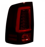 Dodge RAM 1500 4th Gen 09-18 (Replaces OEM Halogen) Tail Lights OLED in Dark Red Smoked Lens