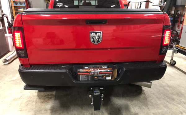 Dodge RAM 1500 4th Gen 09-18 (Replaces OEM Halogen) Tail Lights OLED in Red Lens