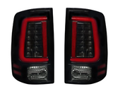 Dodge RAM 1500 4th Gen 09-18 (Replaces OEM Halogen) Tail Lights OLED in Smoked Lens