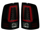 Dodge RAM 1500 4th Gen 09-18 (Replaces OEM Halogen) Tail Lights OLED in Smoked Lens