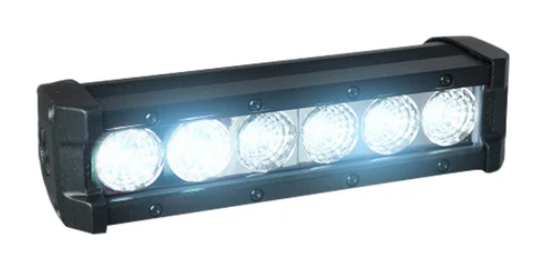 2100 Lumen 8" Light Bar & Wiring Kit 6 5-Watt Square CREE XTE Square