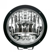 6" Round 6,250K HID Driving Light Four 6,250K LED Daytime Running Lights Chrome Internal Housing