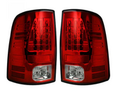 Dodge RAM 1500 Classic Body 09-23 (Replaces OEM Halogen) Tail Lights LED in Red