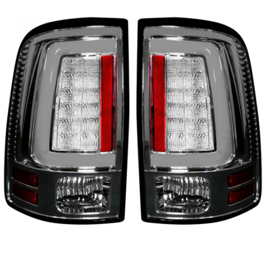 Dodge RAM 1500 Classic Body 09-24 (Replaces OEM Halogen) Tail Lights OLED in Clear Lens