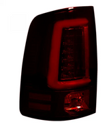 Dodge RAM 1500 Classic Body 09-24 (Replaces OEM Halogen) Tail Lights OLED in Dark Red Smoked Lens