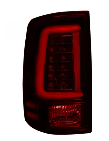 Dodge RAM 1500 Classic Body 09-24 (Replaces OEM Halogen) Tail Lights OLED in Dark Red Smoked Lens