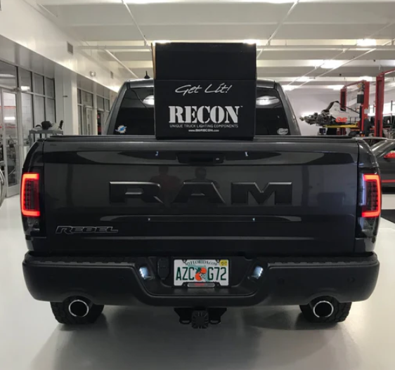 Dodge RAM 1500 Classic Body 09-24 (Replaces OEM Halogen) Tail Lights OLED in Smoked Lens