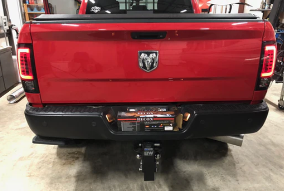 Dodge RAM 1500 Classic Body 09-24 (Replaces OEM Halogen) Tail Lights OLED in Red Lens