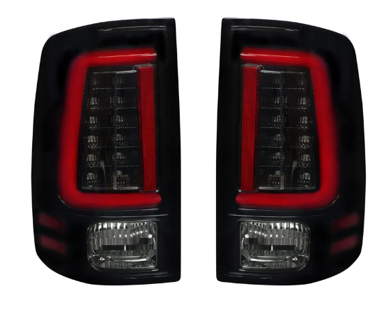 Dodge RAM 1500 Classic Body 09-24 (Replaces OEM Halogen) Tail Lights OLED in Smoked Lens