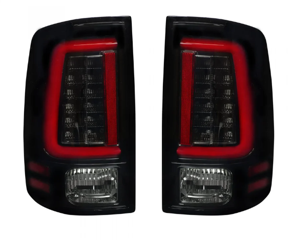 Dodge RAM 1500 Classic Body 2009-2023 (Replaces OEM LED ONLY) Tail Lights LED in Smoked