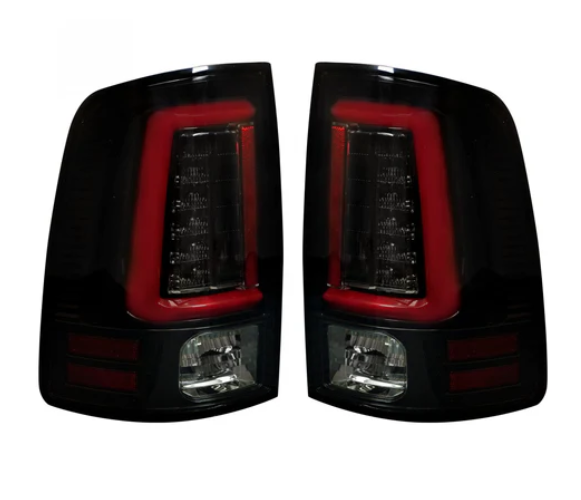 Dodge RAM 1500 Classic Body 2009-2023 (Replaces OEM LED ONLY) Tail Lights LED in Smoked