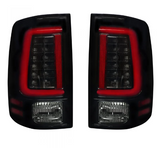 Dodge RAM 1500 Classic Body 2009-2023 (Replaces OEM LED ONLY) Tail Lights LED in Smoked