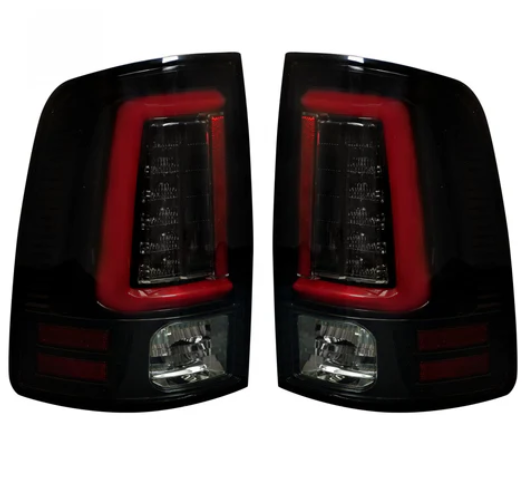 Dodge RAM 1500 Classic Body 2009-2023 (Replaces OEM LED ONLY) Tail Lights LED in Smoked